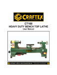 Craftex CT160 User manual