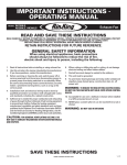 Air King AK200LS Troubleshooting guide