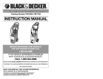 Black & Decker PW1600 Instruction manual