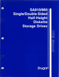 Shugart SA810 Specifications