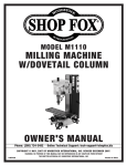 Woodstock SHOP FOX M1099 Specifications