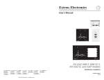 Extron electronics WM EC F User`s manual