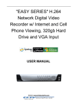 CCTV EASY SERIES H.264 User manual