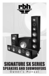 RBH Sound Signature SX Series Specifications