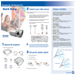 Epson PowerLite 77c User`s guide