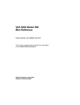 Vax  X-003B Owner`s manual