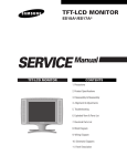 Samsung SV-611X Service manual