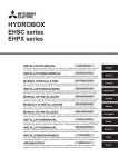 Mitsubishi Electric EHPX Series Installation manual