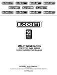 Blodgett SG2136 E & G Repair manual