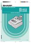 Sharp ER-A420 Instruction manual