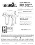 Char-Broil 463224611 Product guide