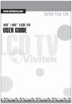 Vivitek LCD-TV Specifications
