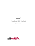 Allworx 9202 User guide