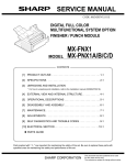 Sharp MX-PNX1B Service manual