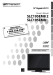 Emerson SLC195EM8 2 Owner`s manual