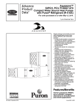 Carrier AQUAZONE 50PCH Specifications