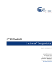 Cypress CapSense CY8C20x36 Datasheet