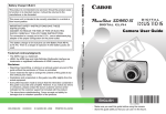 Canon Powershot SD960 IS User guide