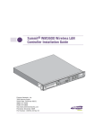 Extreme Networks WM3600 Installation guide