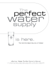 eSpring Water Purifier Owner`s manual