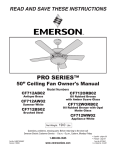 Emerson CF712ORB02 Owner`s manual