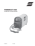 ESAB POWERCUT-1500 Specifications