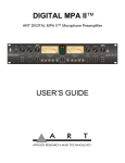 Art DIGITAL MPA User`s guide