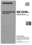 Aiwa ADC-EX106 Specifications