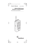 Radio Shack RS-1000 Owner`s manual