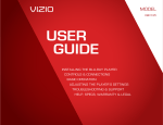 Vizio VBR135 User guide