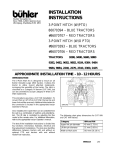 Buhler 2425 Operator`s manual
