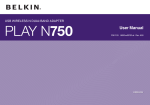 Belkin N750 User manual