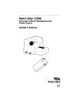 Welch Allyn 12500 Owner`s manual