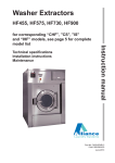 Alliance Laundry Systems HF900 Specifications
