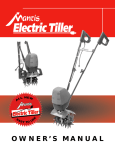 Mantis ElectricTiller Owner`s manual