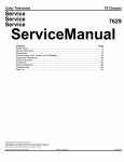 Philips 20RF50S Service manual