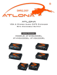 Atlona AT-4VGA300SL User manual