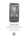 Dual XGPS300 Owner`s manual