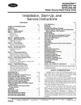 Carrier AQUAZONE 50HQL072-120 Instruction manual