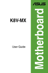 Asus K8V-MX User guide