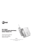 AT&T 7710 User`s manual