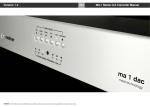 Meitner Audio Ma-2 Specifications