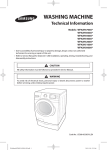 Samsung WF42H5600A Technical information