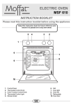 Moffat MSF610B Specifications