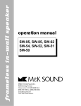 MK Sound SW-62 SW-54 Specifications