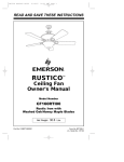 Emerson CF160RTI00 Owner`s manual