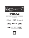 Dual XDMA6540 Owner`s manual