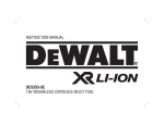 DeWalt DCS355-XE Instruction manual