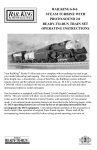 Rail King 6-8-6 Steam Turbine Engine Operating instructions