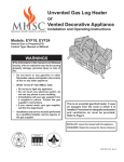 MHSC EYF18 Operating instructions